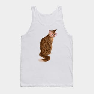 Specs and spots cat Tank Top